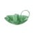 Rice - Metal Flower Shape Candle Holder in Green thumbnail-1