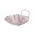 Rice - Metal Flower Shape Candle Holder in Soft Pink thumbnail-1