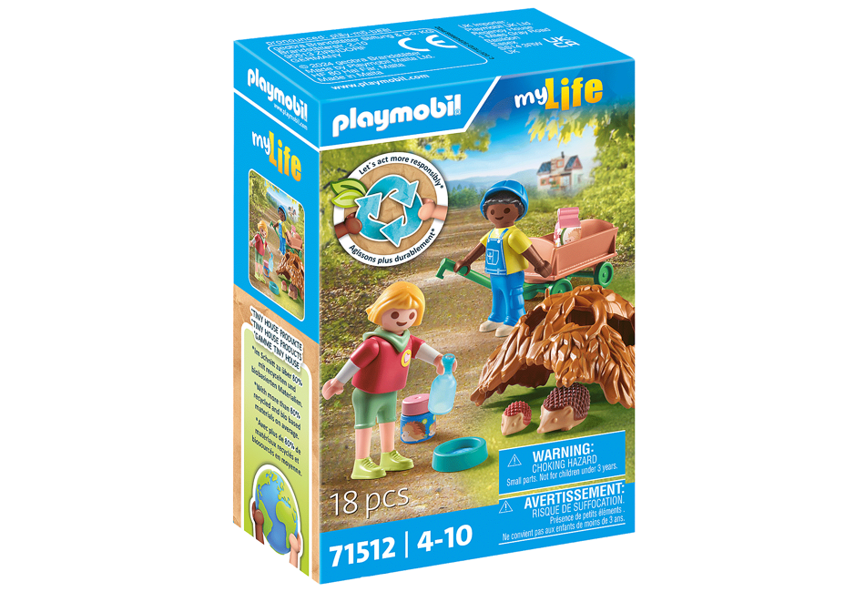 Playmobil - Zorgen voor de egelfamilie (71512)