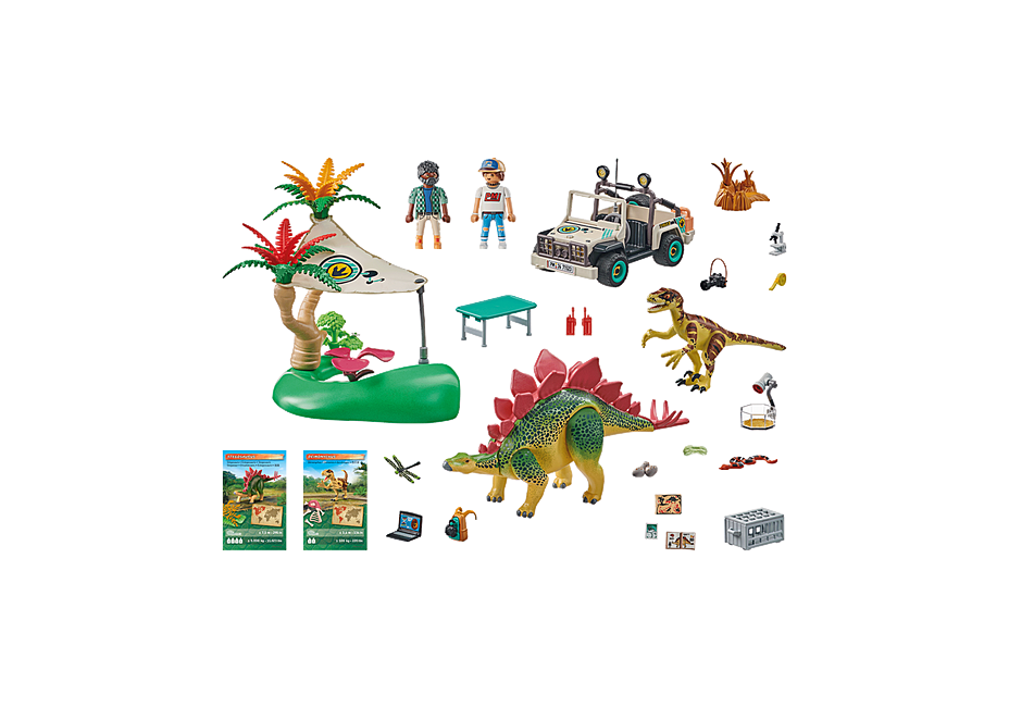 Playmobil - Research camp with dinos (71523)