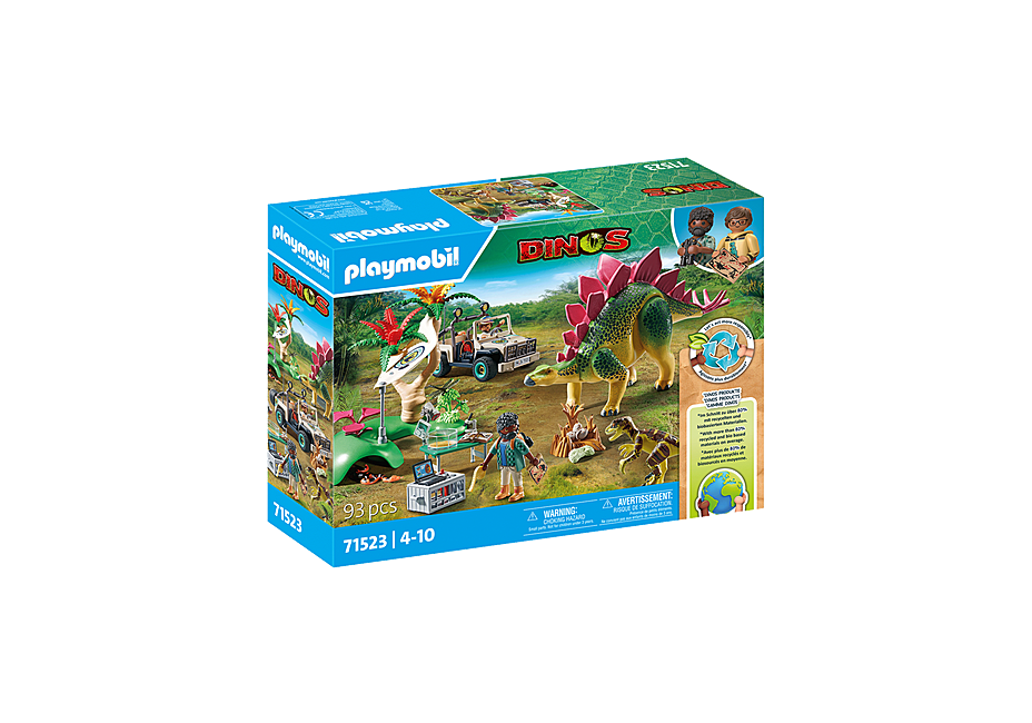 Playmobil - Forskningslejr med dinoer (71523)