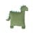 Rice - Kids Dinossaur Cushion - Green - 48x52 cm thumbnail-1