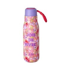 Rice - Stainless Steel Drinking Bottle with Swedish Flower Print - 12H Hot/24H Cold - 500 ml