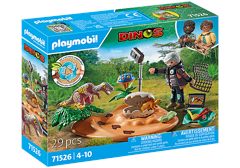 Playmobil - Stegosaurus-rede med æggetyv (71526)