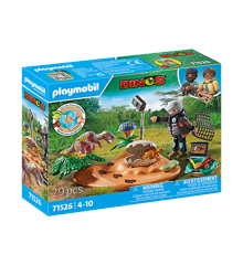 Playmobil - Stegosaurusbo med äggtjuv (71526)