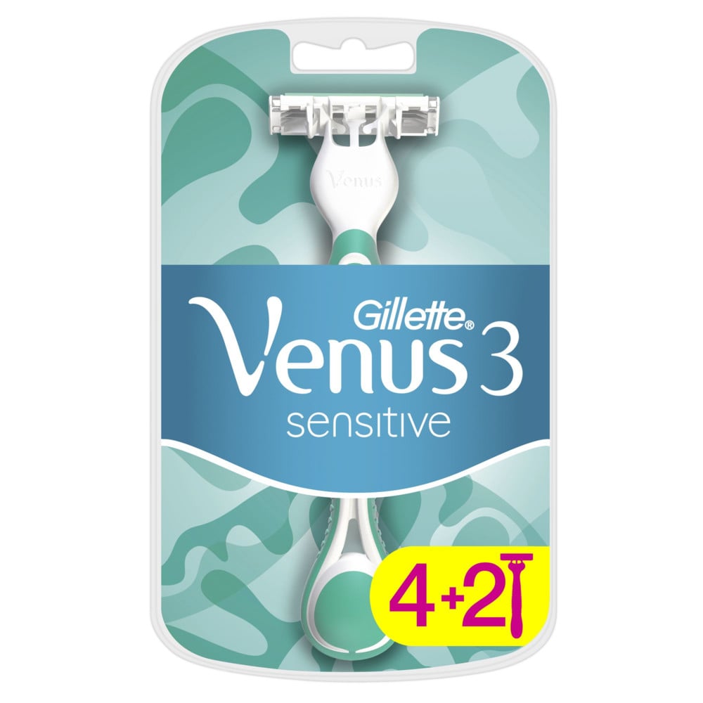 Gillette - Venus Sensitive Disposable Blades 6 pcs - Helse og personlig pleie