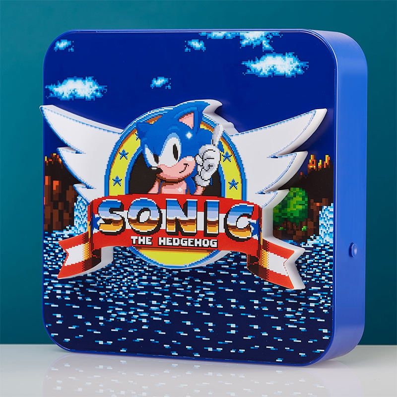 Numskull Sonic the Hedgehog 3D Desk Lamp / Wall Light - Fan-shop