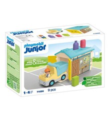 Playmobil - JUNIOR: Construction Truck with Garage  (71686)