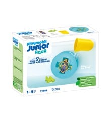 Playmobil - JUNIOR AQUA: Water Wheel with Baby Shark (71688)