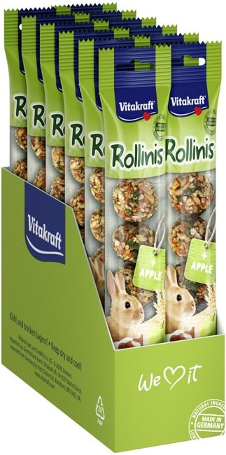 Vitakraft -12 x Rollinis Apple for rodents 40g (bundle)