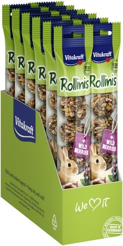 Vitakraft - 12 x  Rollinis med skovbær 40g