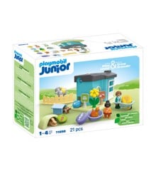 Playmobil - Junior: Dierenpension met voerautomaat (71690)