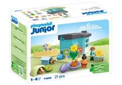 Playmobil - Junior: Dierenpension met voerautomaat (71690)