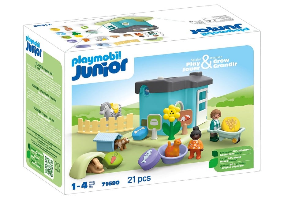 Playmobil - Junior: Djurpensionat med godisautomat (71690)