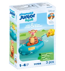 Playmobil - JUNIOR & Disney: Tigger's Rubber Boat Ride (71704)
