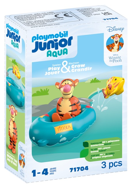 Playmobil - JUNIOR & Disney: Tigger's Rubber Boat Ride (71704)