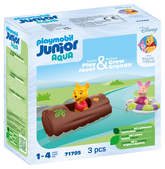 Playmobil - 1.2.3 & Disney: Winnie's & Piglet's Water Adventure (71705)