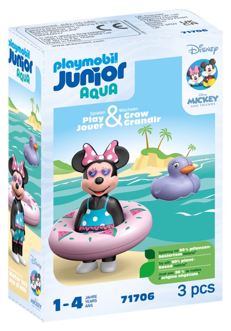 Playmobil - 1.2.3 & Disney: Minnie's Beach Trip (71706)