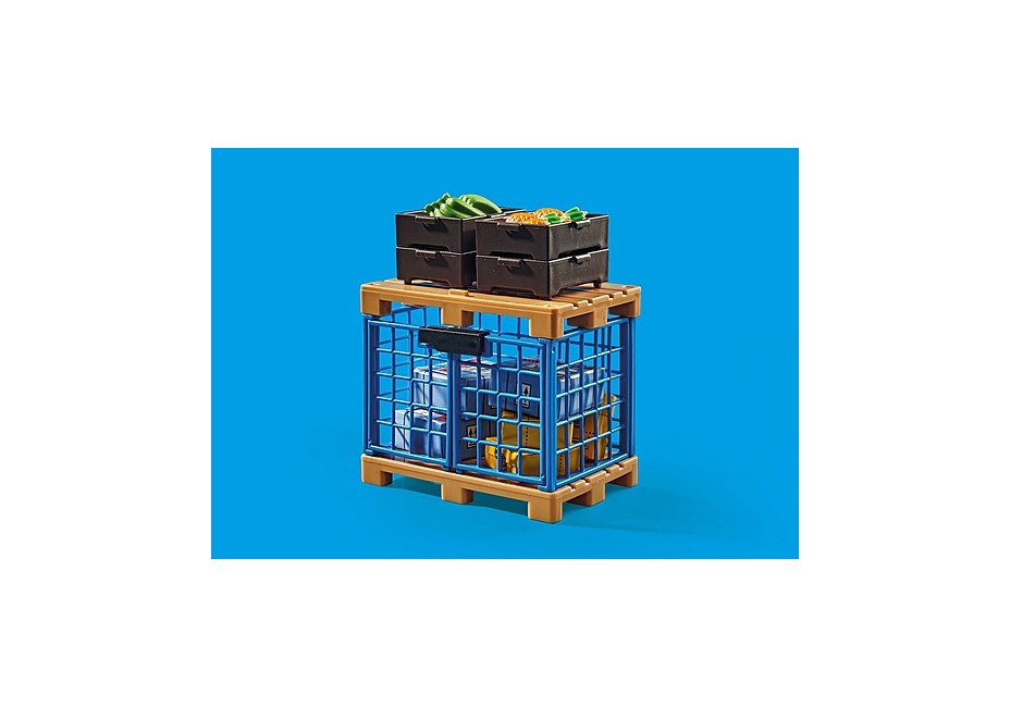 Playmobil - Forklift truck with cargo (71528)