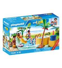Playmobil - Barnpool med bubbelpool (71529)