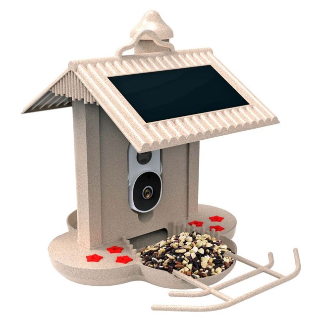 HiBird - WiFi Smart fuglefoderhus, 1080HD kamera og AI fuglegenkendelse - (HB-5543)