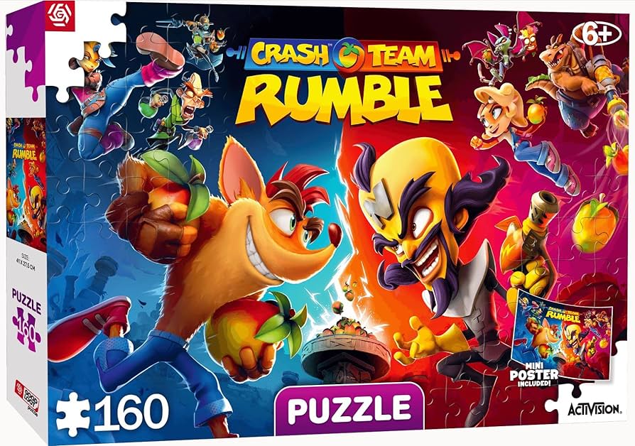 KIDS: CRASH RUMBLE HEROES PUZZLES - 160 - Fan-shop