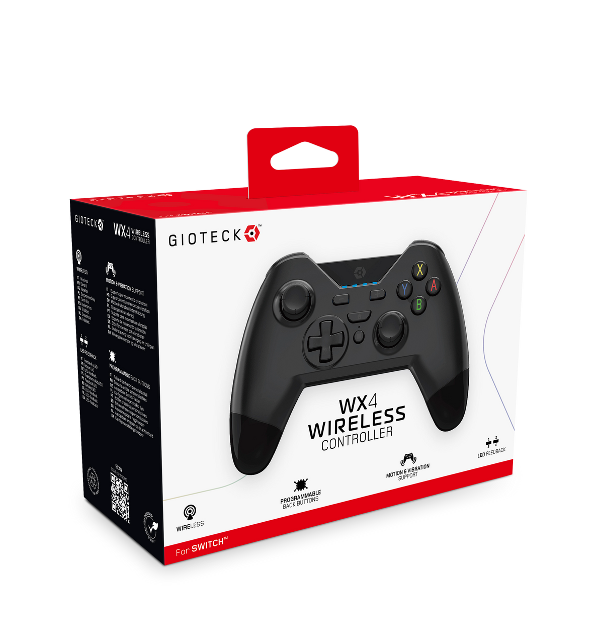 Gioteck Wx-4 Wireless Bt Controller (Black)(Nsw) - Videospill og konsoller