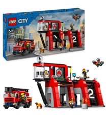 LEGO City - Brandstation med brandbil (60414)