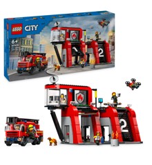 LEGO City - Brannstasjon med brannbil (60414)