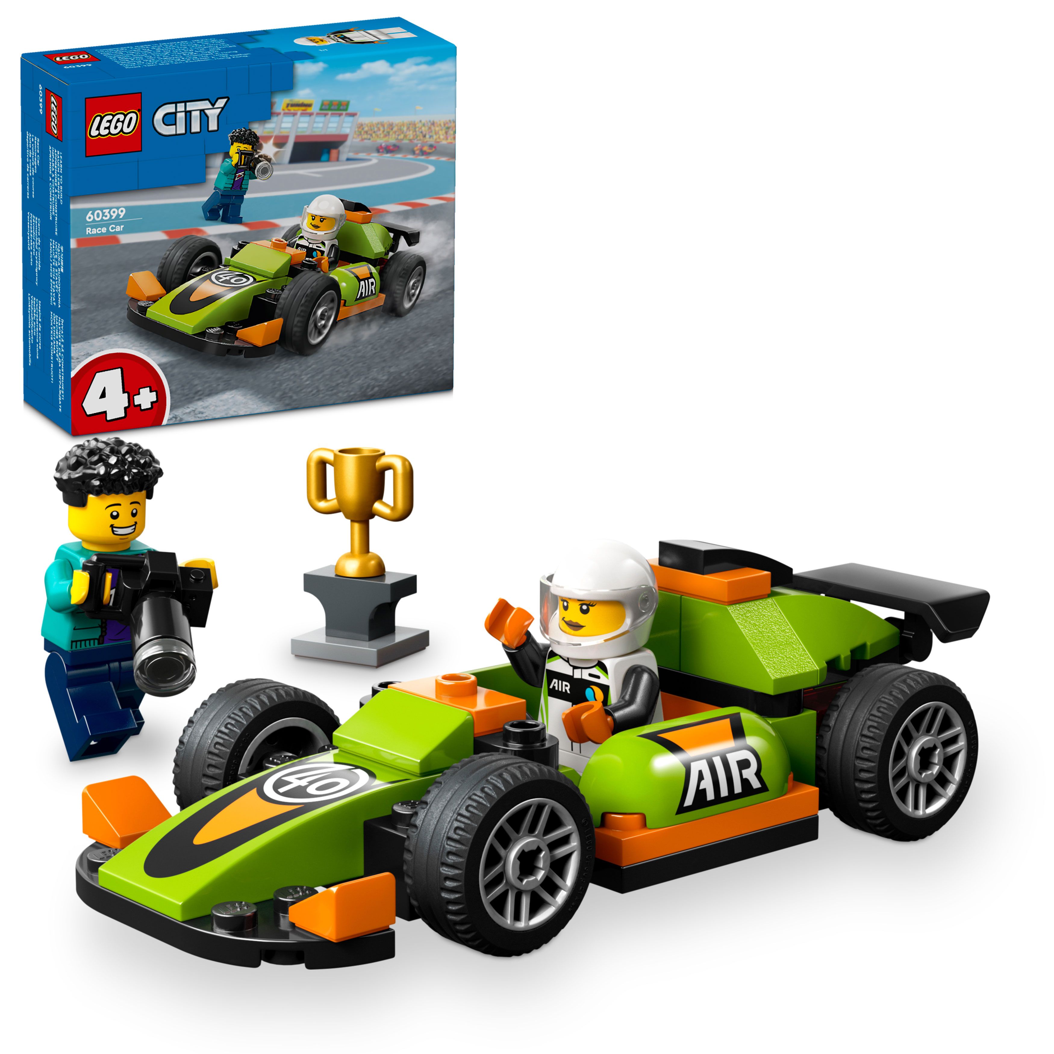 LEGO City - Grønn racerbil (60399) - Leker