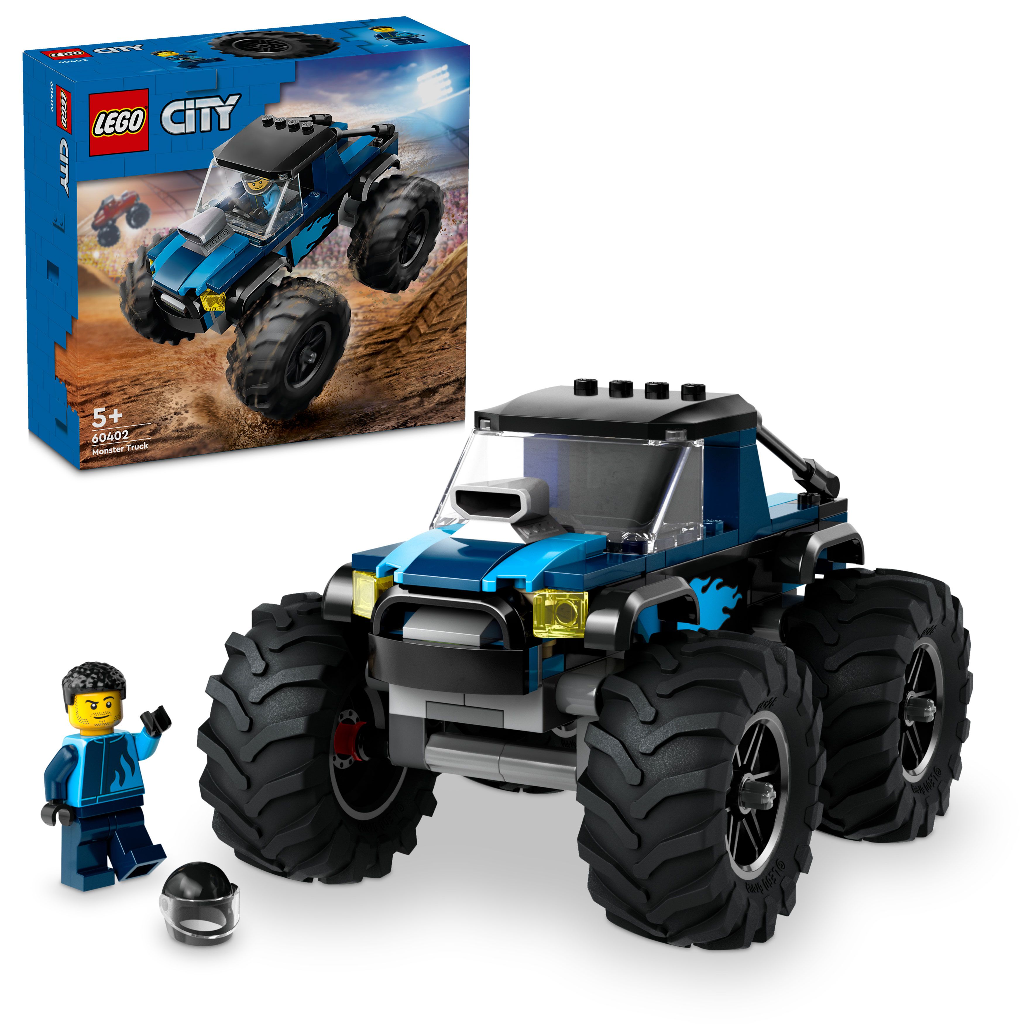 LEGO City - Blå monstertruck (60402) - Leker