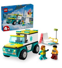 LEGO City - Emergency Ambulance and Snowboarder (60403)