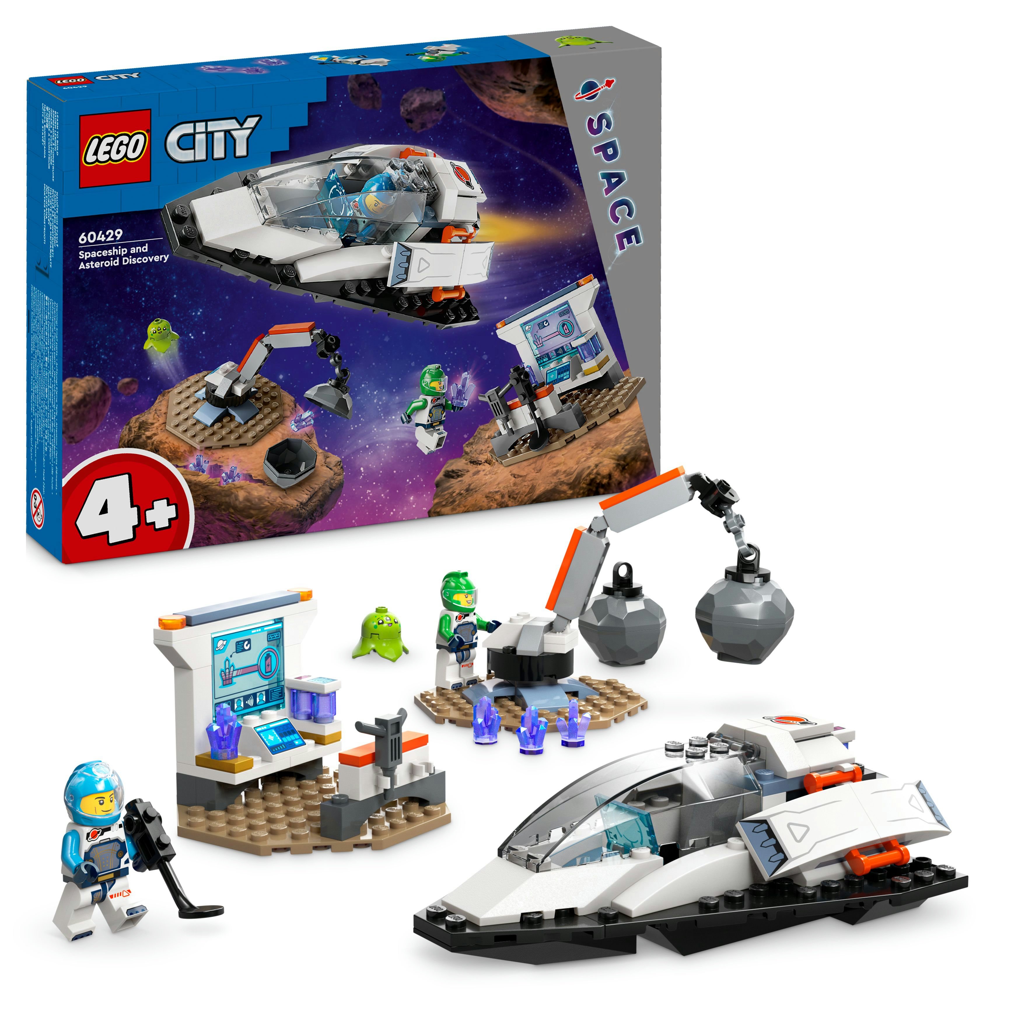 LEGO City 60429 Romskip og asteroidefunn -  Byggesett - Plast