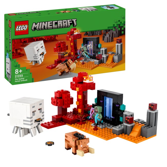 LEGO Minecraft - Bakholdsangrep ved underverdenportalen (21255)