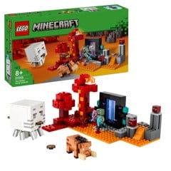 LEGO Minecraft - Hinderlaag bij het Nether-portaal (21255)