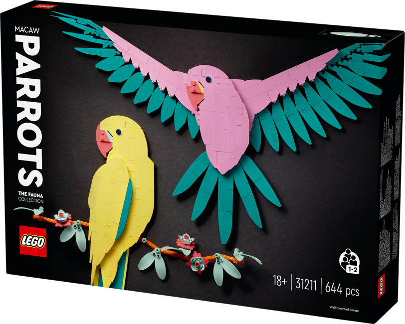 LEGO ART - The Fauna Collection – Macaw Parrots (31211)