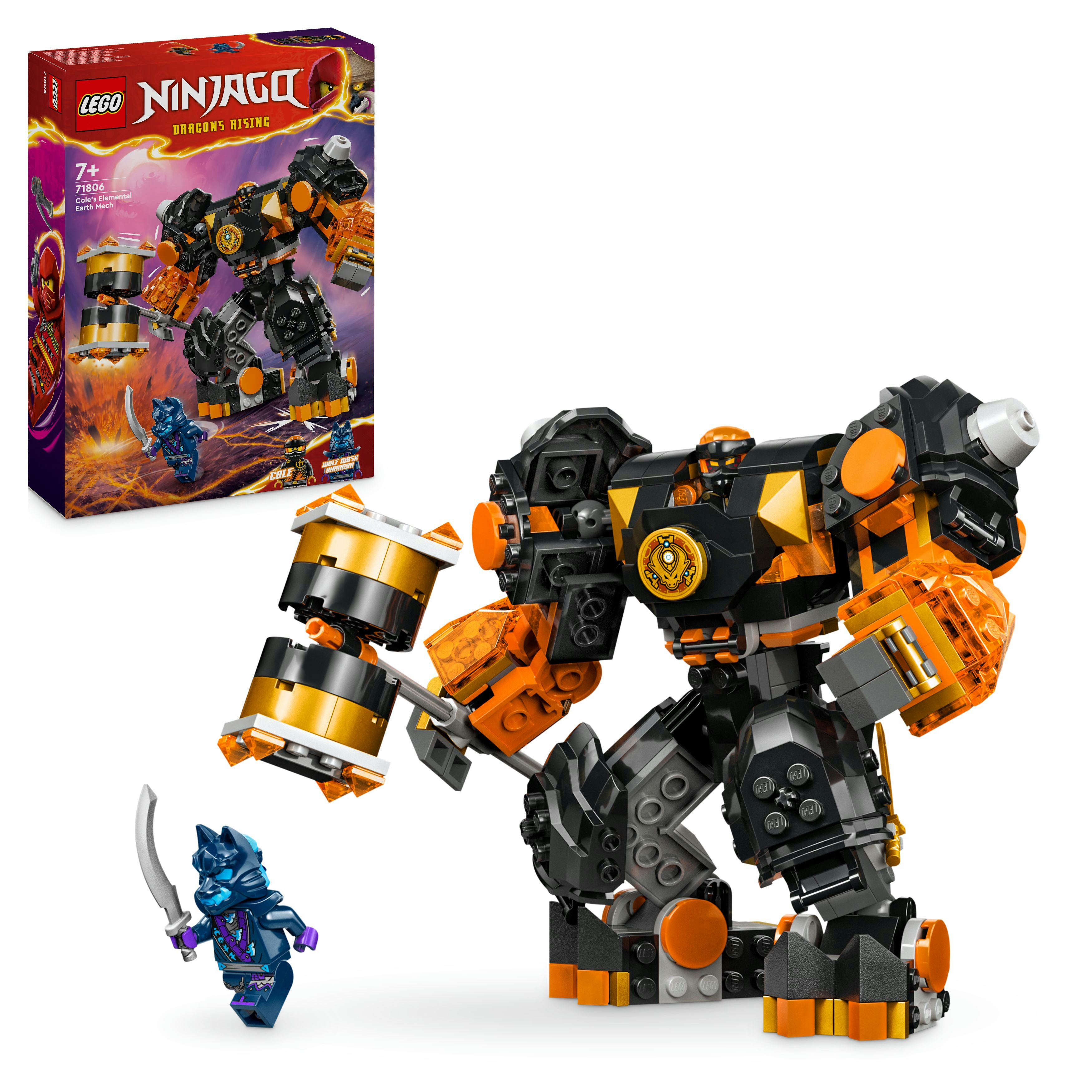 LEGO Ninjago 71806 Coles jordelement-robot -  Byggesett - Plast