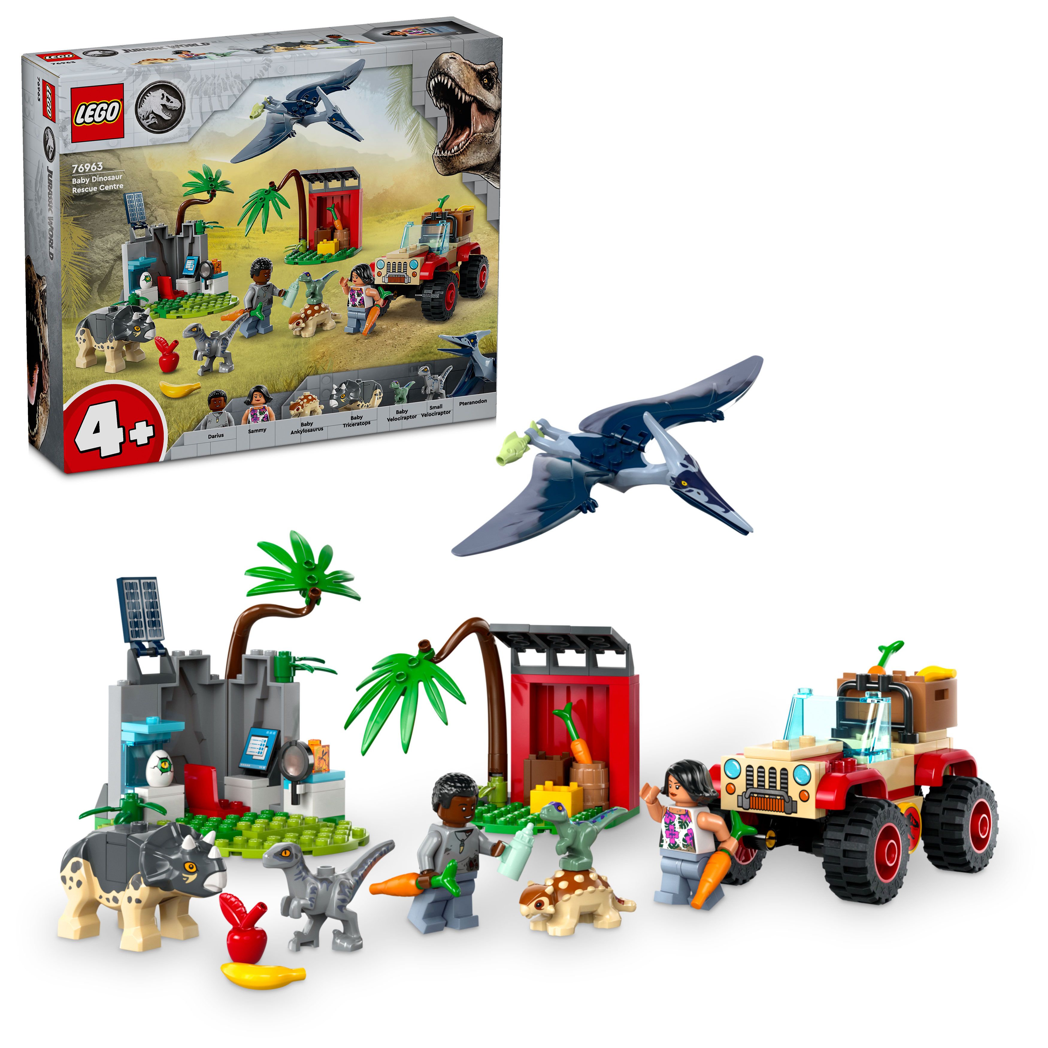 LEGO Jurassic World - Dyrereservat med dinosaurunger (76963) - Leker