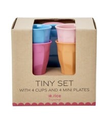 Rice - Melamine Mini Set - 8 pcs in Giftbox Multicolored