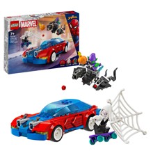 LEGO Super Heroes - Spider-Manin kilpa-auto ja Venomin Vihreä Menninkäinen (76279)