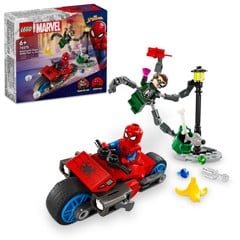 LEGO Super Heroes - Takaa-ajo moottoripyörällä: Spider-Man vastaan Tohtori Mustekala (76275)