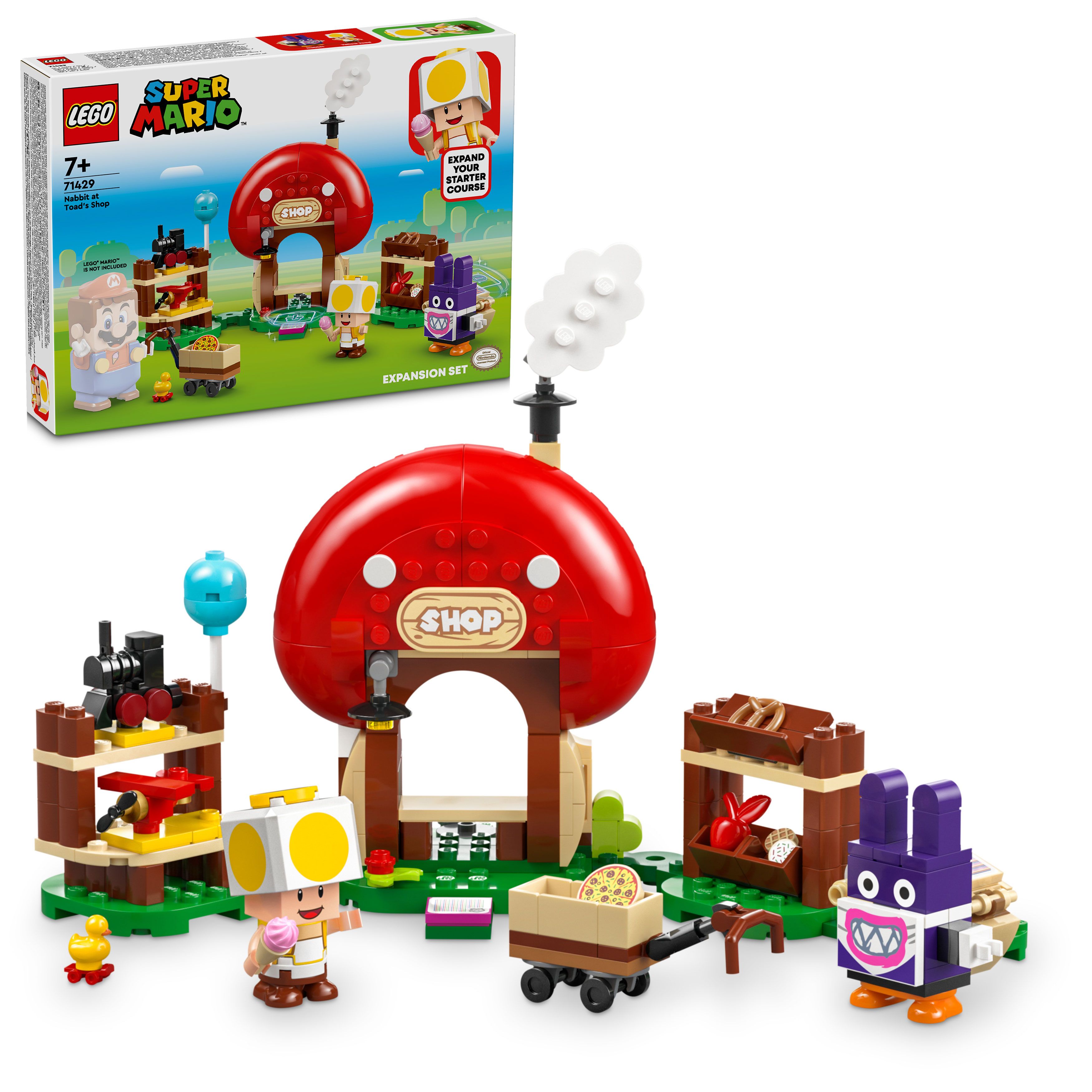 LEGO Super Mario - Ekstrabanesettet Nabbit besøker Toads butikk (71429)