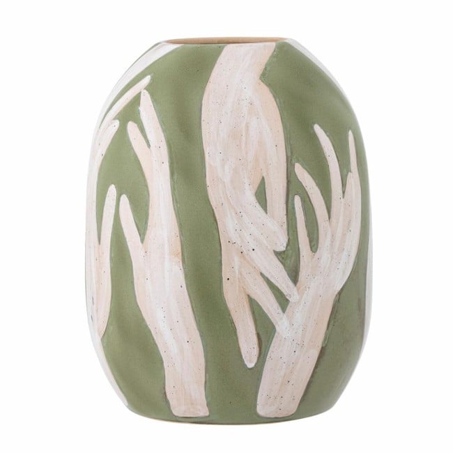 Bloomingville - Adalena Vase, Green, Stoneware (82060824)