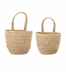 Bloomingville - Amia Basket for wall, Nature, Seagrass (82064378)