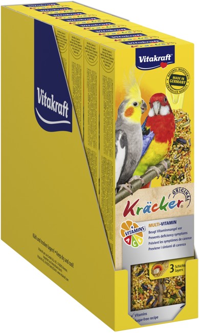 Vitakraft - 8x Kräcker® multivitamin,  for parakeets