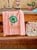 Rice - Cotton Tea Towel Good Luck print and Embroidery in Soft Pink thumbnail-2