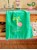 Rice - Cotton Tea Towel Ravishing Radish Print and Embroidery in Green thumbnail-2