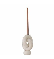 Bloomingville - Goa Candlestick, White, Marble (82068091)