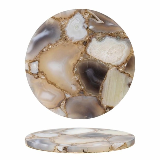 Bloomingville - Himalaya Tray, Brown, Agate (82068096)