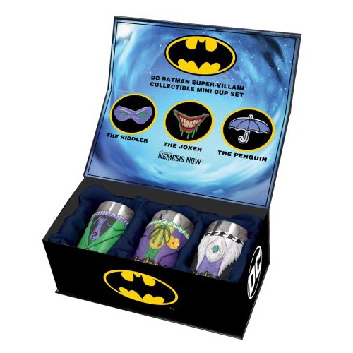 DC Batman Super-Villain Collectible Mini Cup Set